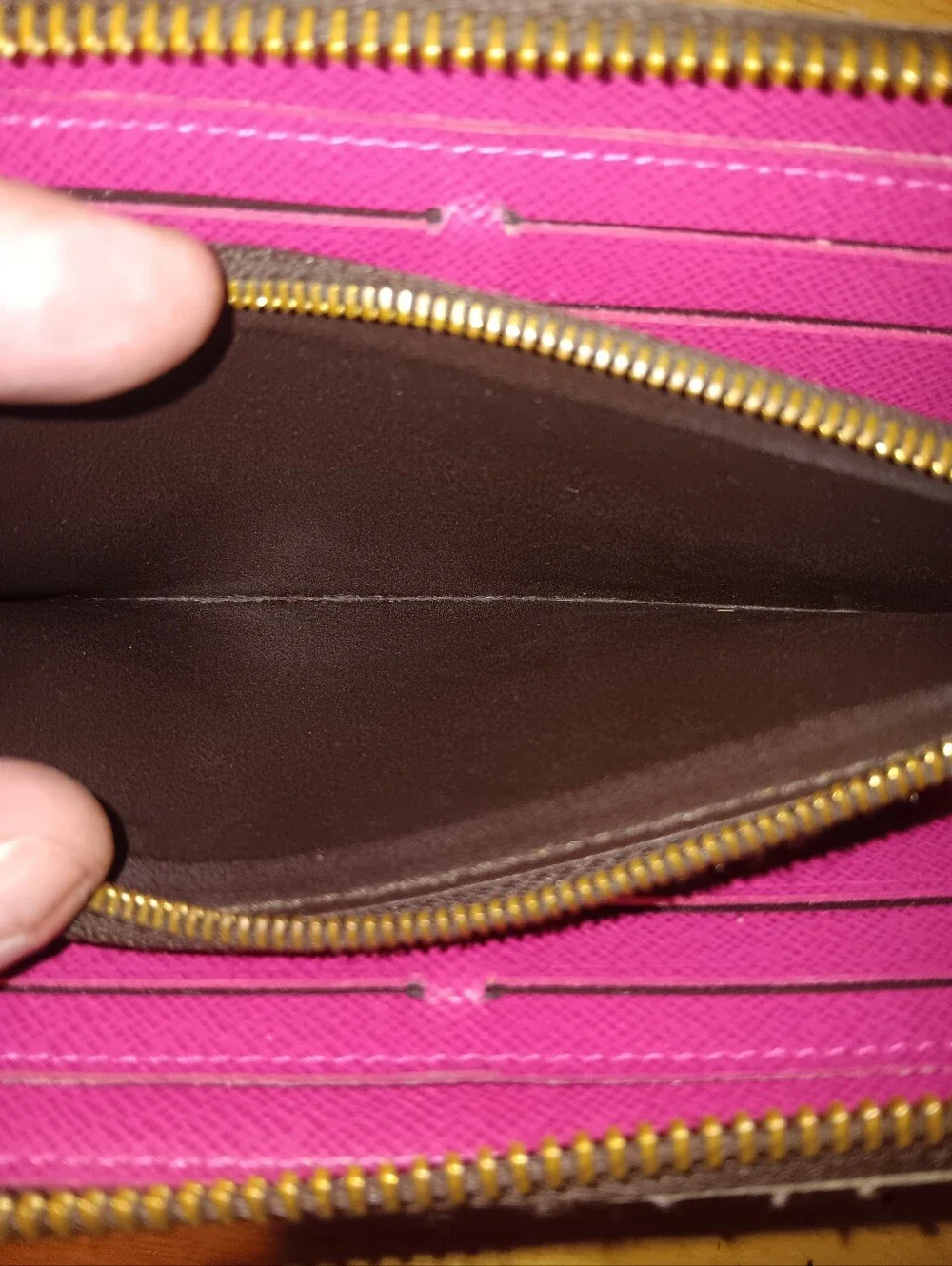 Louis Vuitton Monogram Flower Clemence Zip Wallet With Box & Dustbag